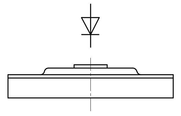 Microwave limiting diode 2A550A-5