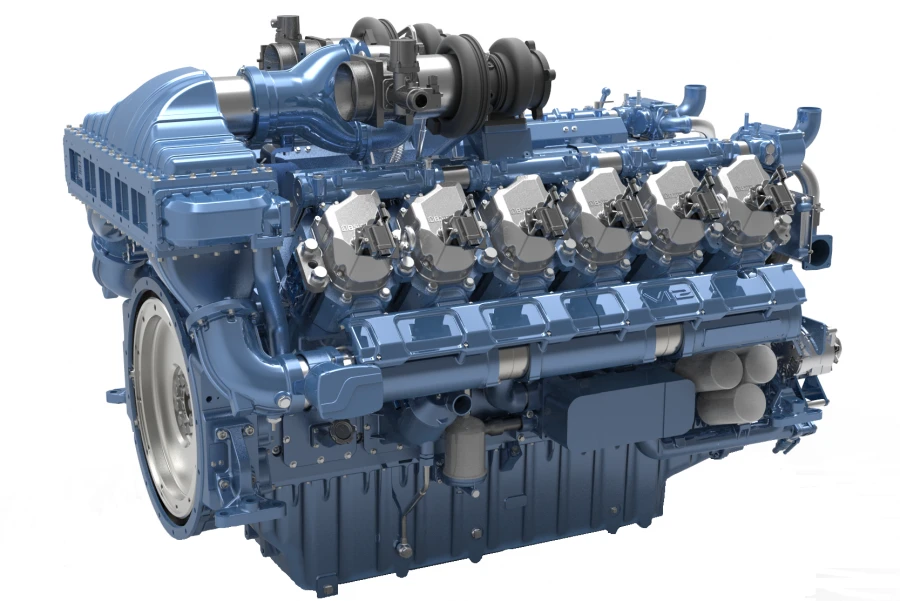 Industrial gas piston engine 12M33G10N0/5