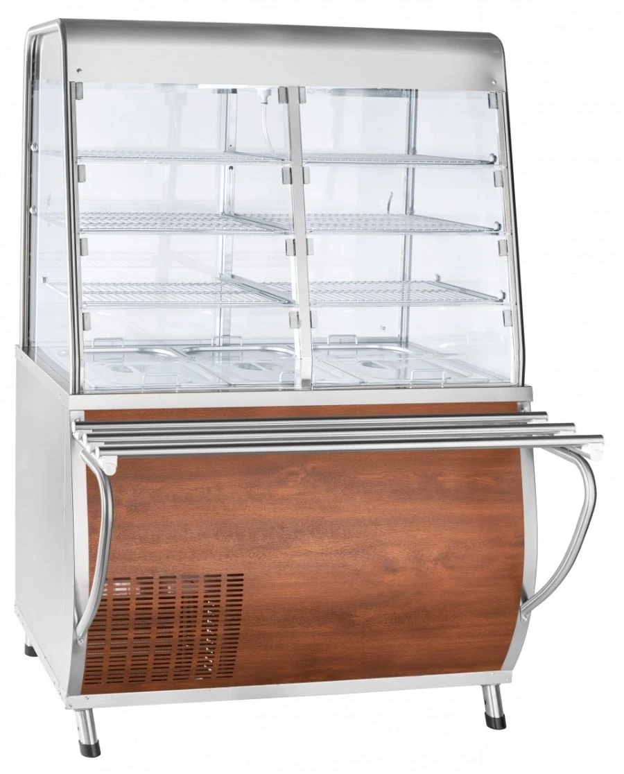 Refrigerated high-temperature display counter with neutral cabinet ???(?)-70?-?-?? (kashir.)