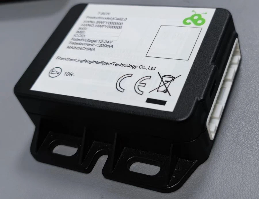 Emergency call device of "jCall 2.0" model for automatic (in case of accident) or manual operator call