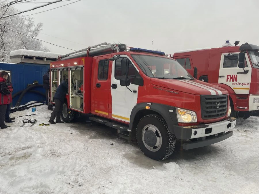 Fire tank truck ?? 2, 5-50 (3897N) type 4344-03, modification 4344F5 on the base vehicle of modification 3897N2.