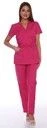 Women's labour suit No. K-408 (blouse and trousers) for protection against general industrial pollution and mechanical actions (