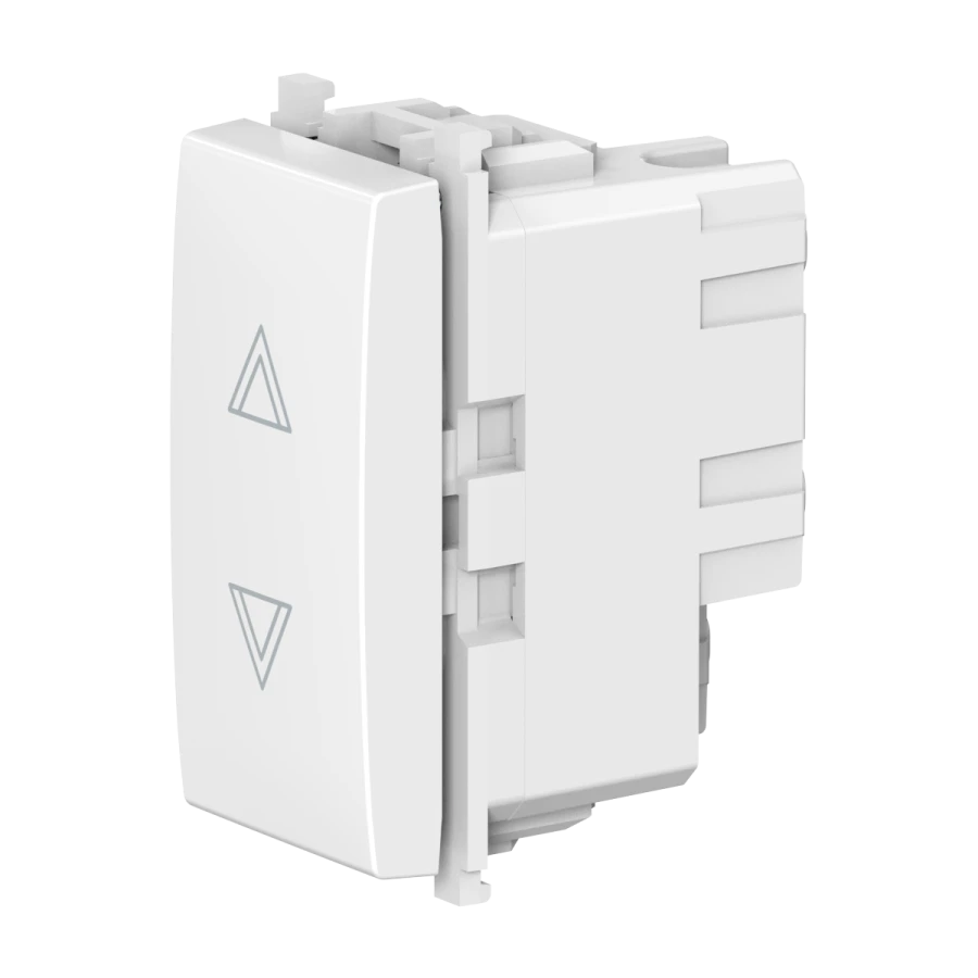 CADUCEUS ALING Experience Flush-mounted switch for roller blinds, 10A, 250V~, 1M, white, art. no. 72118.9. 72118.0