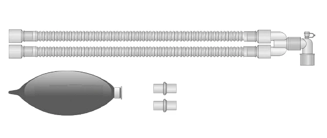 Respiratory devices for joint use with anaesthetic and resuscitation equipment, version: a