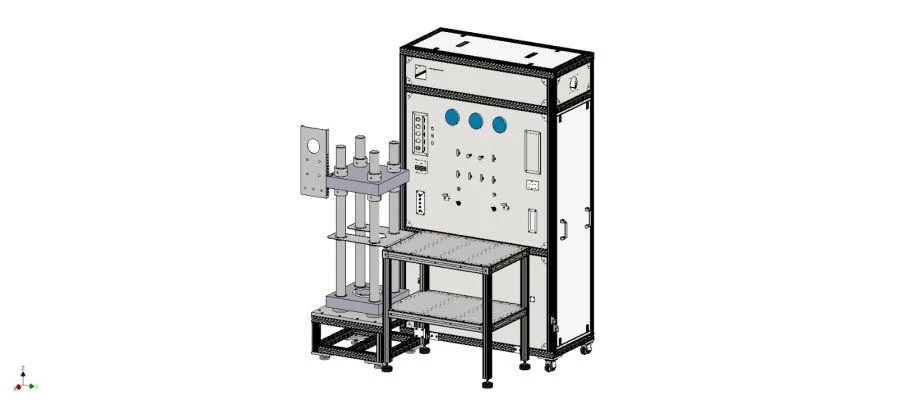 Installation for measurement of propane pack conductivity - ITEK