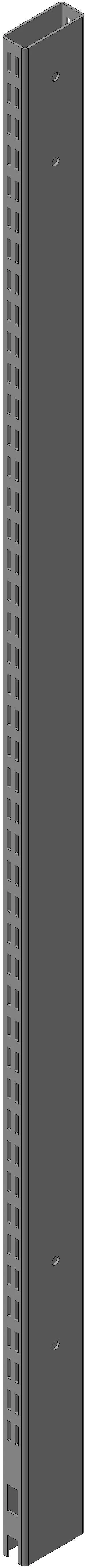 Rack 80*30 with tie hole H=1400