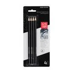 Black lead art pencils "Aqua-colour" "Izostudiya" IZO-GP4B Set of black lead pencils sharpened assortment of 10