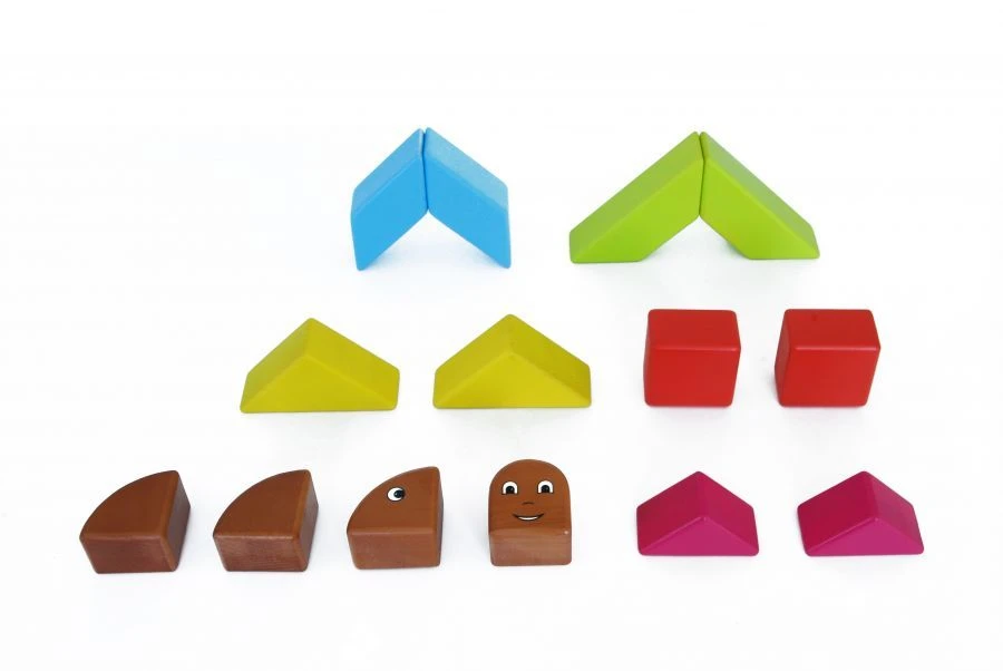 Magnetic wooden constructor SEBIKO