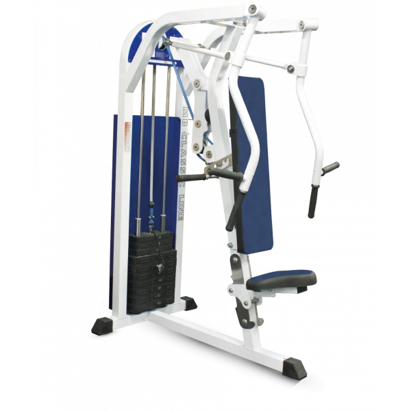 Exerciser horizontal chest press (weight block)