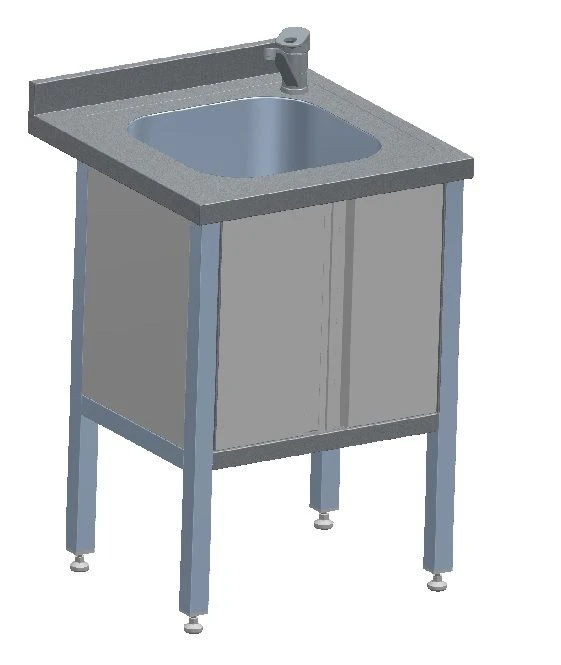Table with sink closed