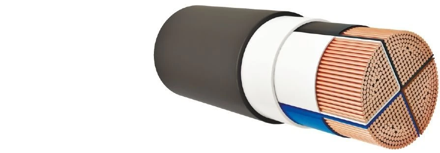 Flame retardant power cable with cross-linked polyethylene insulation for voltage up to 1kV PvVVGGng(A)-LS