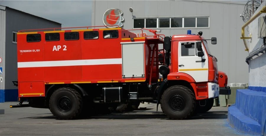 Hose hose truck AR-(2-4), type 58815K43502, modification 58815C, on chassis KAMAZ-43502-D5