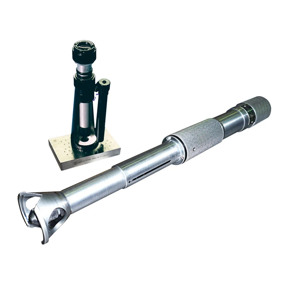 Apparatus for measuring hardness of large-sized parts by impact imprint method IT 5038-02