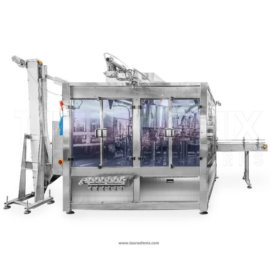 Technological equipment for packing foodstuffs into ready containers with its subsequent capping - Machines of type TF 1 model