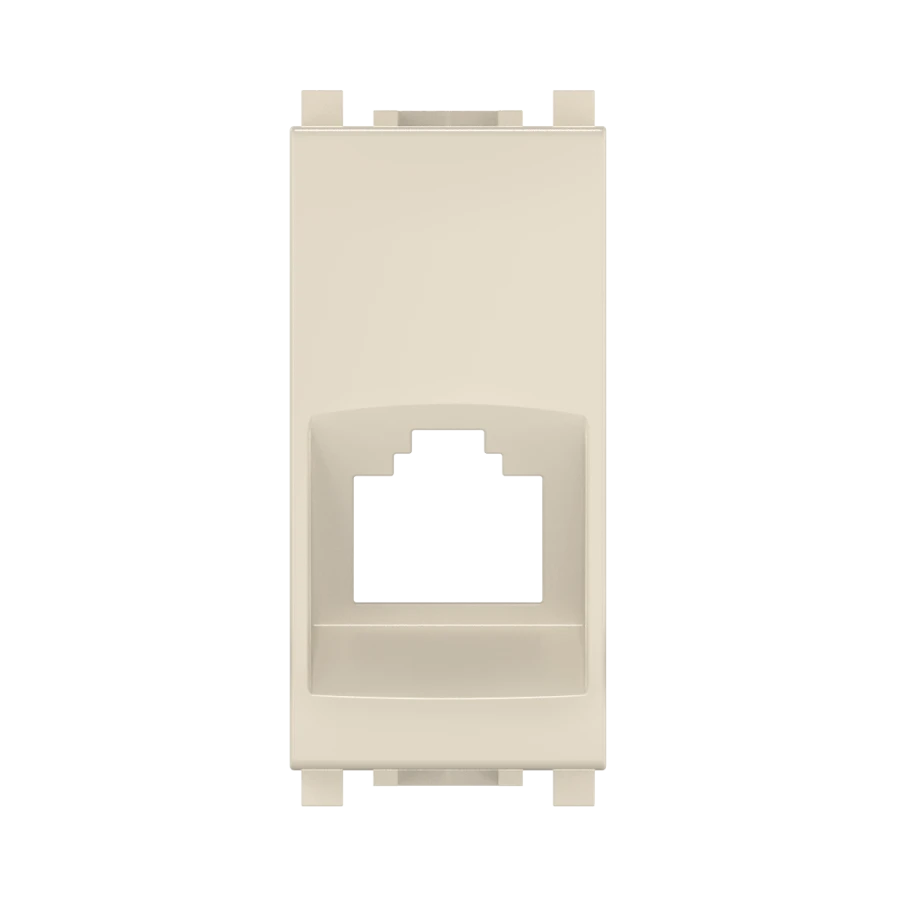 CADUCEUS ALING Experience Adapter for Keystone RJ12/RJ45, 1M, beige, Art. no. 74201.9