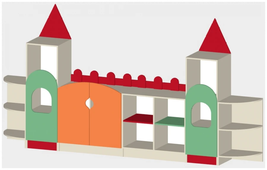 Wall for toys "ZAMOK 2" art. S.06.102