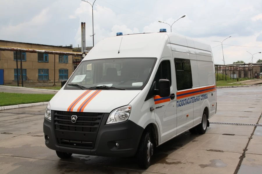 AGDZS (NEXT) gas smoke protection service vehicle on GAZ A chassis (chassis modifications, base vehicles A21R23, A21R33,