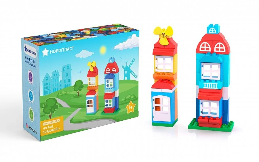Constructor "Play, Create (Houses - 57 children)"