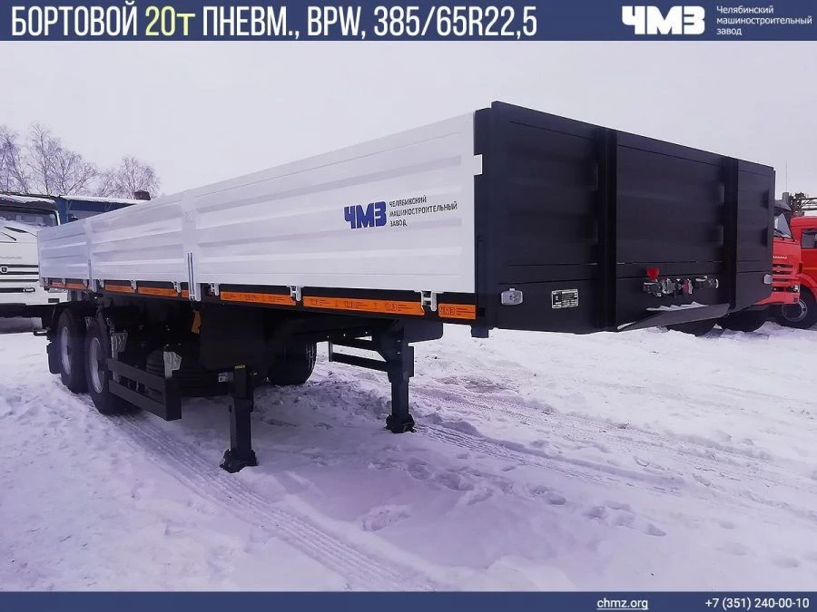Semi-trailer double-axle flatbed 9407-0000010-J27