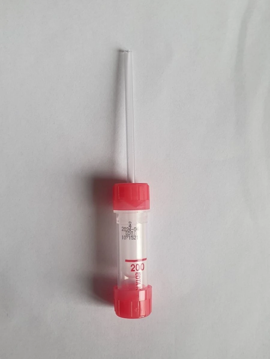 Medical polymeric laboratory disposable articles for blood sampling and examination. Devices for examination of blood samples.