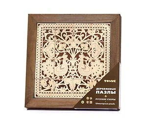 Puzzles "Russian Patterns" "Shemogodskaya Carving" (16 pieces) Article 134