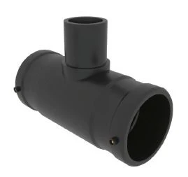 Electric-welded polyethylene reducing tee