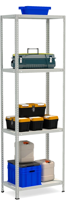 Metal shelf reinforced shelving unit model STF Shelf 744-2.2