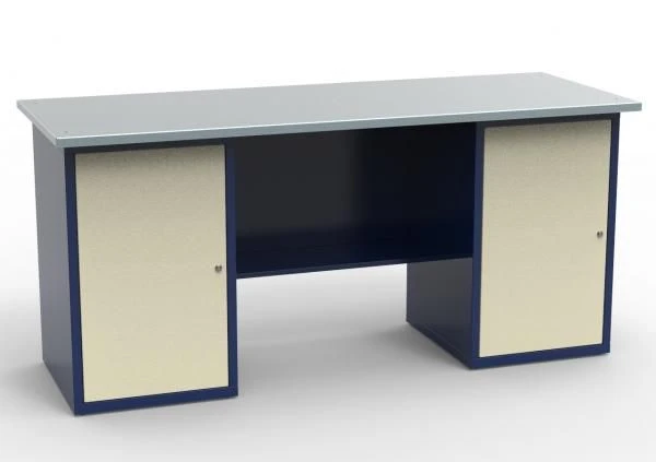 SV-2T.01.01.19.19.CO workbench, galvanised table top