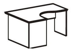Administrator's desk "Style B" series