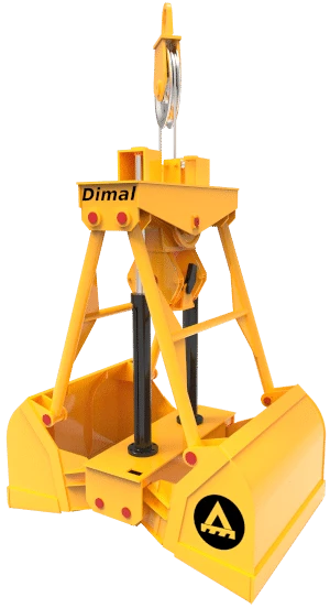 Double-jaw hydraulic single-channel grapple DGMg2-12-C3-1k-3,0-U1