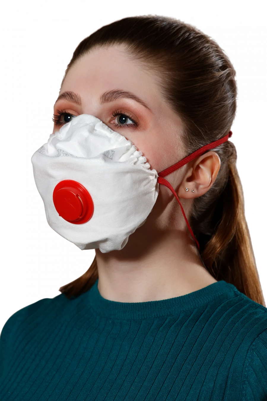 Disposable filtering mask for protection against aerosols "Respirator "Lepestok-200 SB Cl" FFP3 NR D".