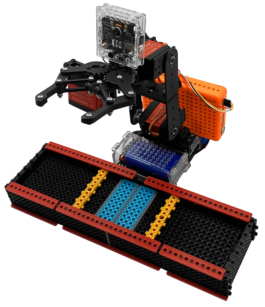 Extended robotics set for learning the basics of manipulator robotics "Robotrek Manipulator (extended)"