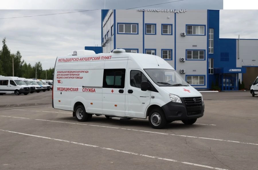 Medical complexes on chassis of vehicles type 2250 modification: 2250C6 are made on the basis of GAZ chassis, modifications