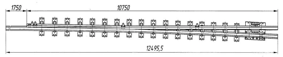 Frame rail with sharp edge of type P65 of mark 1/11 (project 2771.12.000B/-01)