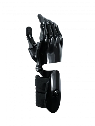 Node of active (traction) prosthetic hand, including at disembowelling and partial disembowelling of the hand PR0-UZ CYBI-F