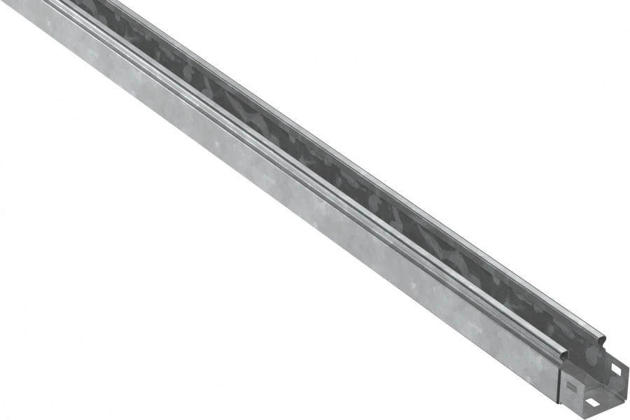 CLN10-050-200-200-3-M-HDZ ESCA Non-perforated tray 50x200x3000 HDZ IEK