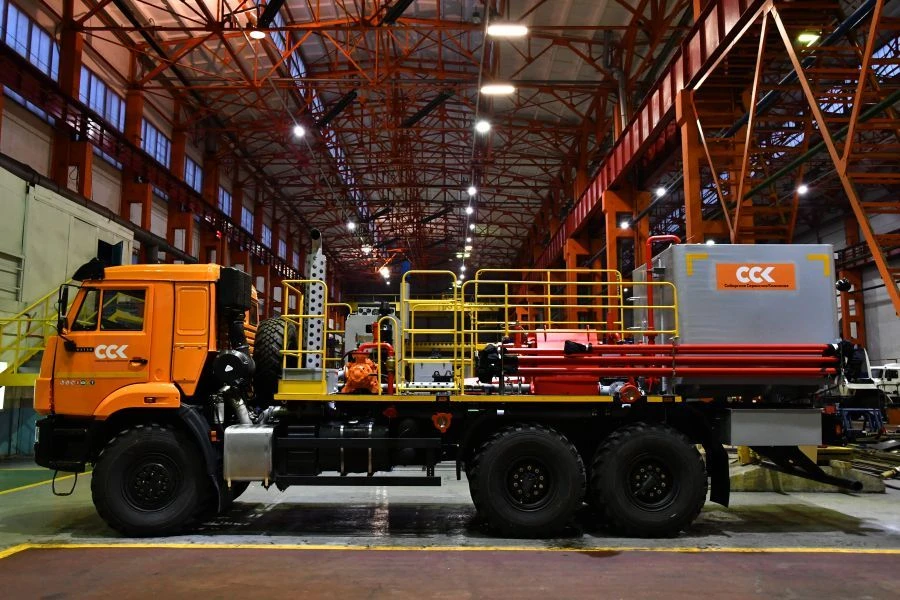Pumping unit UNB-125x50K (on the basis of chassis KamAZ-43118-50, Kamaz 43118-A5)