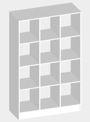 Manuals shelf, open Art. no. SH.04.13