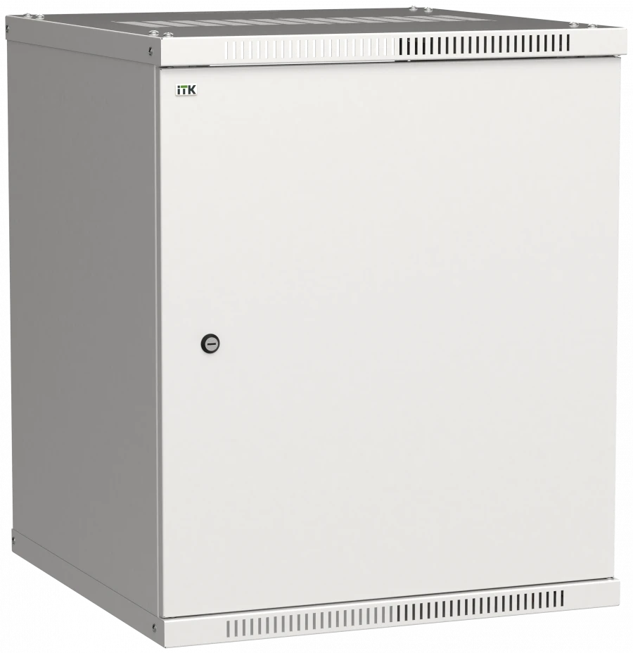 LWE3-15U66-MF ITK Cupboard LINEA WE 15U 600x600mm door metal grey