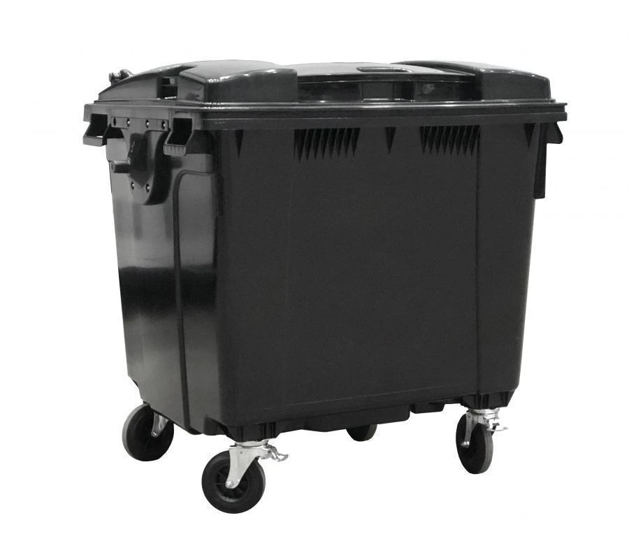 Mobile rubbish bin 1100 litres