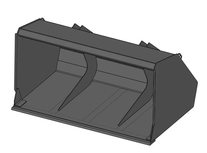 Replacement working tool for PKU-0,8 universal agricultural loader: PKU-0,8-5 bucket
