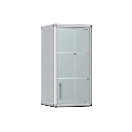 Hinged cupboard with glass door model LSHS-2
