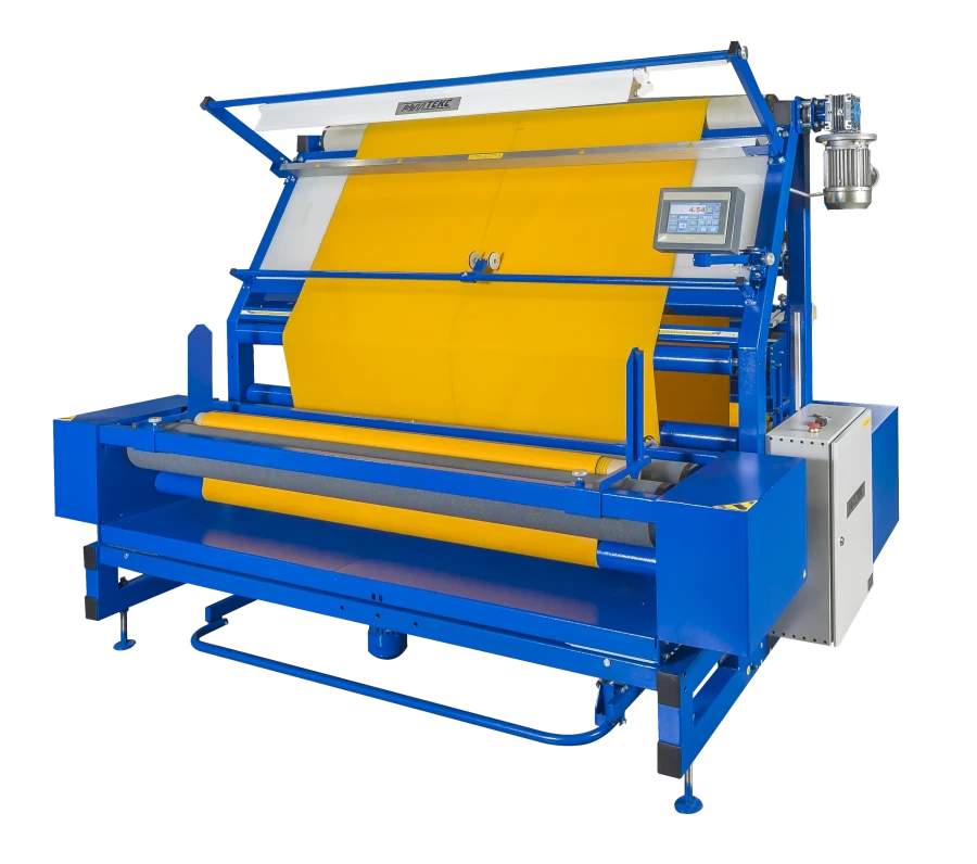 Measuring and bagging machine mod. B02.10 for elastic and non-elastic materials, including knitted fabrics.