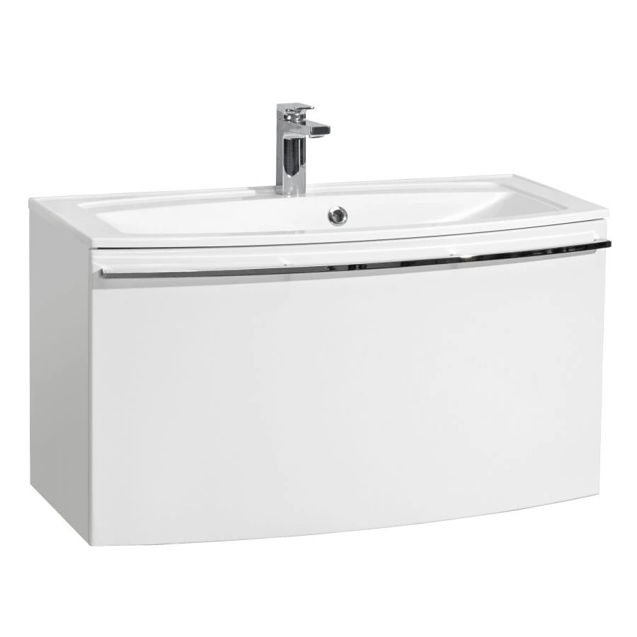 Pedestal cabinet under sink Aquaton Seville 95 white pearl 1A126401SEG301.A126.4.01S.EG3.0