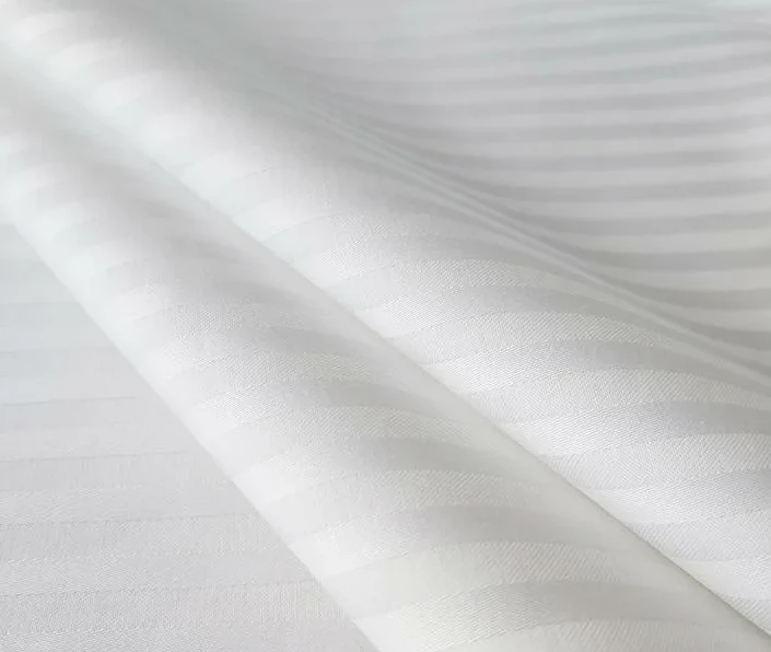 Cotton fabric sateen weave stretch sateen bleached, pov.pl.ply. 120 g/sq.m, width 220 cm, 100% cotton