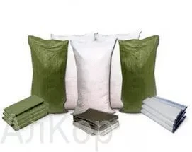 Technical sacks for packing products made of cotton, mixed, polyamide fabrics, of half-linen sailcloth