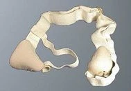 Combined hernia bandage on double elasticated belt, bilateral BN1-23