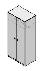 Wardrobe. Furniture set "Contemp"