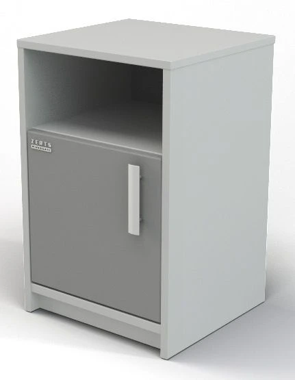 Bedside cabinet with niche and shelf, 106-004-7 K, 450x450x660