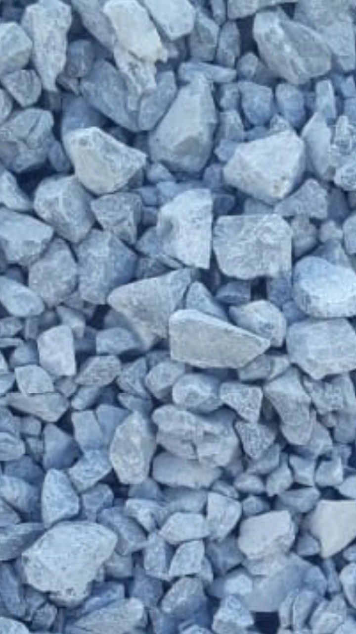 Crushed stone from rocks for construction works in fractions from 20 mm to 40 mm